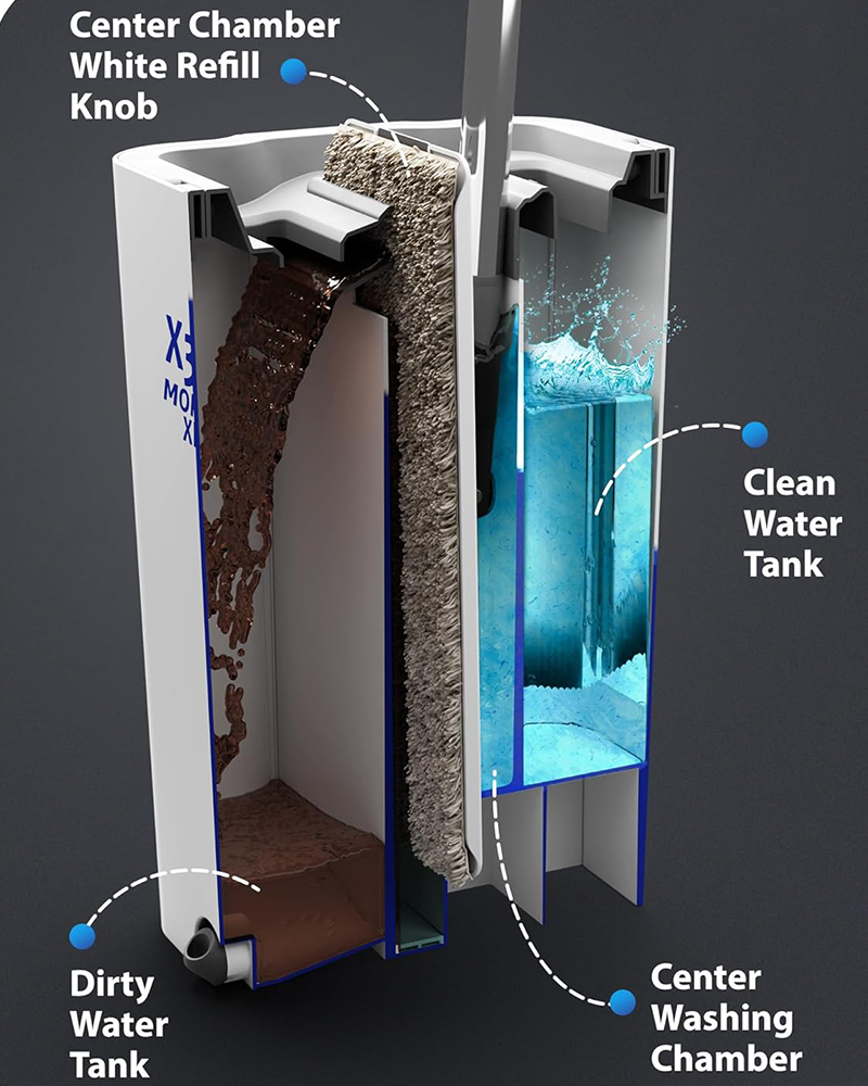 Súprava mini vedra Mopx na mokré a suché použitie